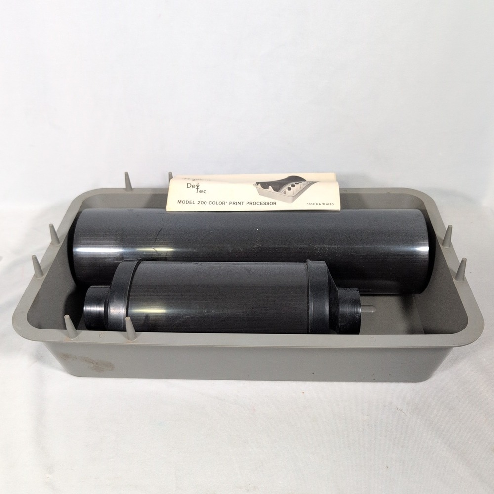Vtg Dev Tec Model 200d Photo Film Large Print Analog Processor Dark Room Tool